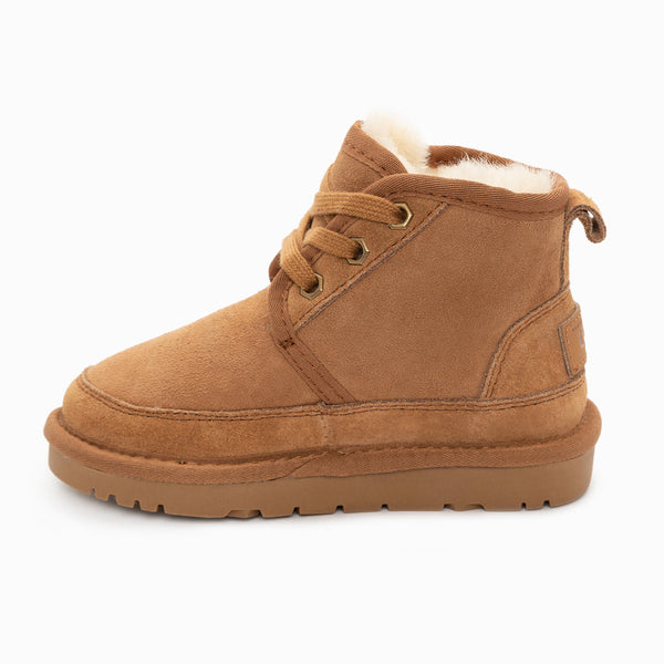 UGG KINSLEY KIDS LACEUP BOOTS(WATER RESISTANT)