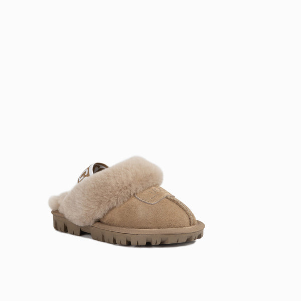 Ugg Kids Coquette  Slipper (Elastic Backstrap)( Water Resistant)