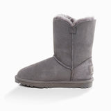 UGG CLASSIC III SHORT BUTTON BOOTS WITH SWAROVSKI BUTTON