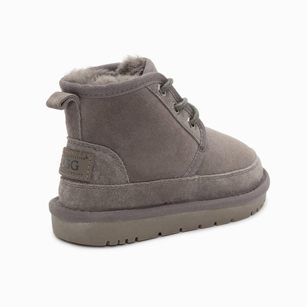 UGG KINSLEY KIDS LACEUP BOOTS(WATER RESISTANT)