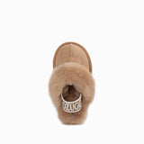 Ugg Kids Coquette  Slipper (Elastic Backstrap)( Water Resistant)