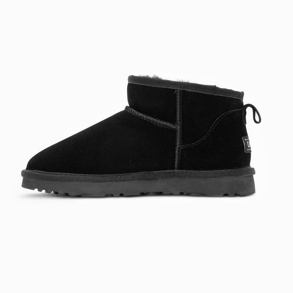 GENUINE AUSTRALIAN SHEEPSKIN UNISEX ANKLE CLASSIC SUEDE BOOTS