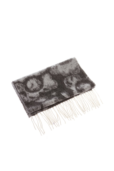 CASHMERE AND WOOL SCARF CHARCOAL/GREY