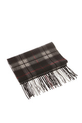 CASHMERE AND WOOL SCARF BLACK CHECK