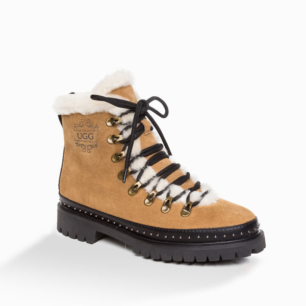 UGG EILEEN LACE-UP BOOTS